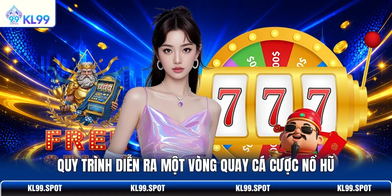 Quy trình diễn ra một vòng quay cá cược nổ hũ